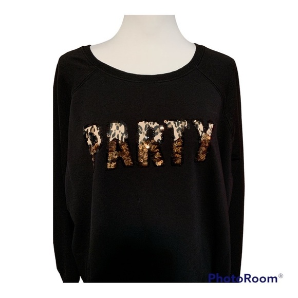 Torrid party gold sequin & Black sweatshirt size 3X - Picture 1 of 7